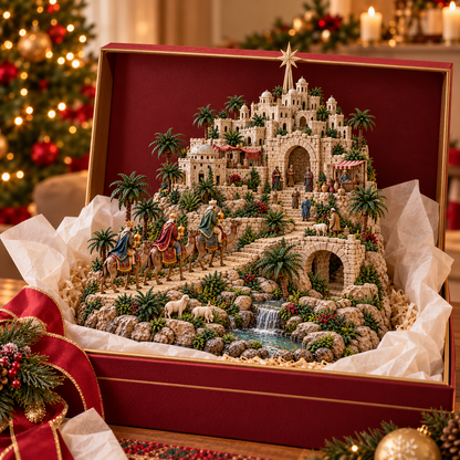 ✨ Follow the Star to Bethlehem! 🌟 2026 Three Wise Men’s Journey – Light-Up Christmas Village of Faith & Hope