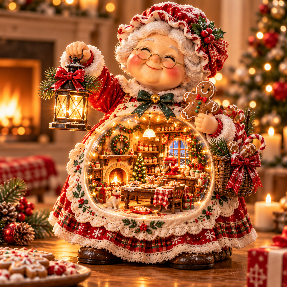 ✨ A Little Christmas World Inside 🎄 – Light-Up Christmas Village Figurine | Magical Holiday Decor & Heartwarming Christmas Gift 🎁