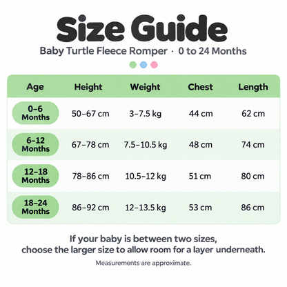 🐢 Little Turtle Cuddle Suit — Ultra-Cozy Plush Baby Romper