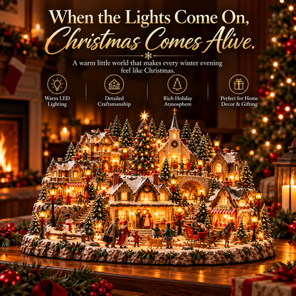 ✨ Christmas Eve Homecoming – A Magical Lighted Christmas Village