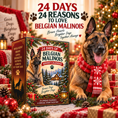 24 Days of Belgian Malinois – Brave Hearts, Loyal Companions | Christmas Advent Calendar