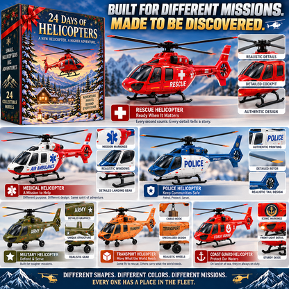 24 Days of Helicopter Adventures — A New Mission Every Day! 🎄🚁