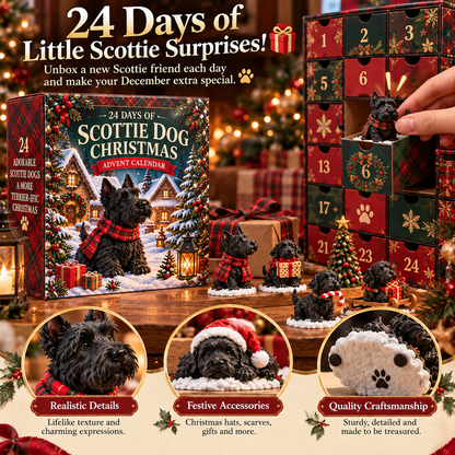 ❤️🐾 24 Little Scotties, A Whole Lot of Christmas Love! 🎄 – Advent Calendar 2026