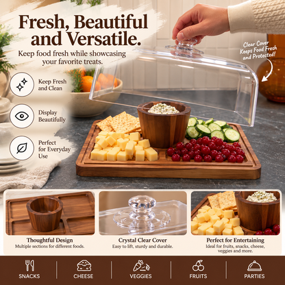 🥂 🍰The All-in-One Hosting Essential — Cake Stand, Serving Tray & Drink Dispenser