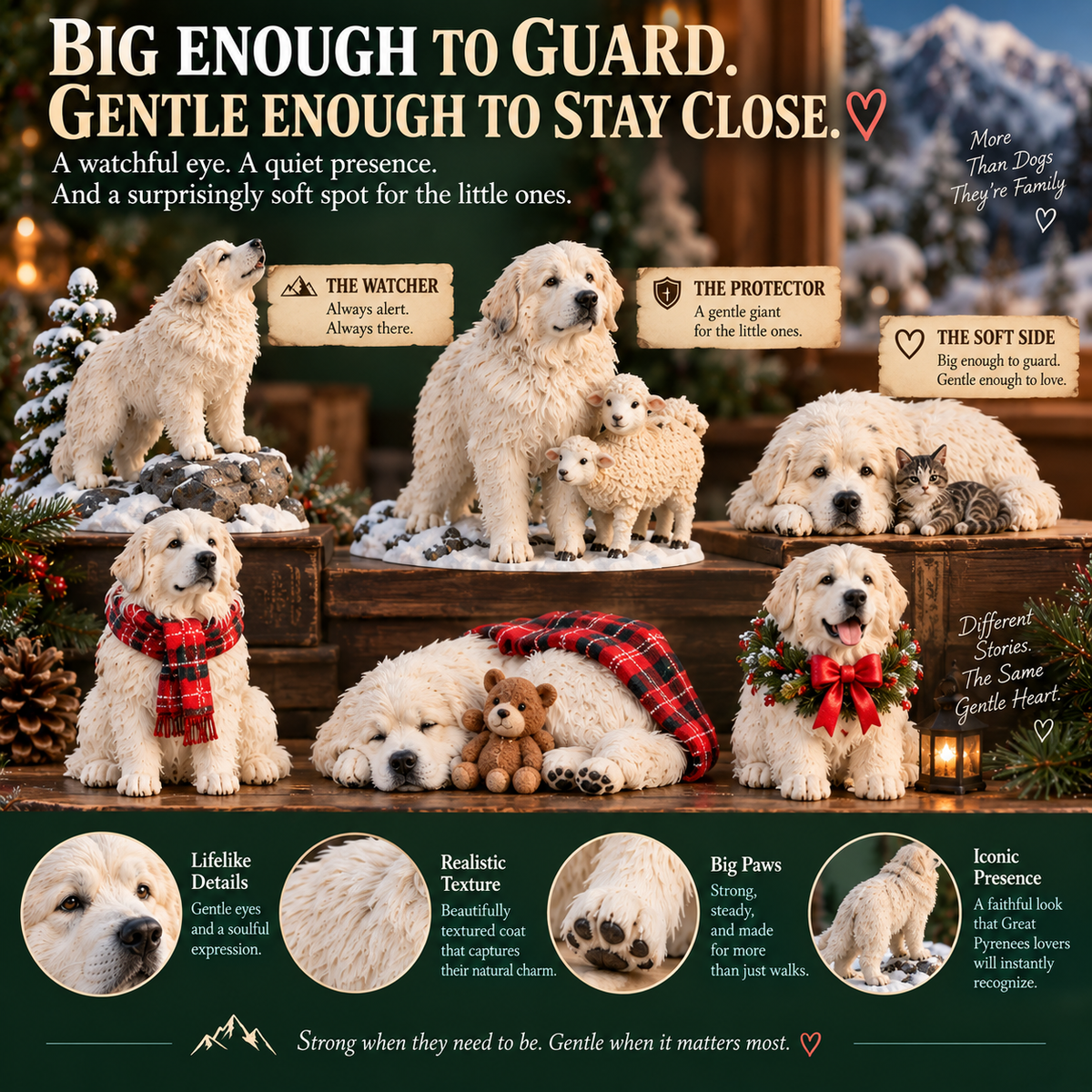 🐾24 Days of Great Pyrenees — Big Paws, Gentle Hearts & 24 Moments to Treasure 🤍