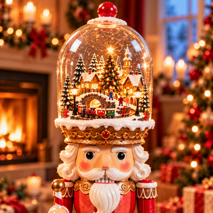 ✨ A Little Christmas World Inside 🎄 – Light-Up Christmas Village Figurine | Magical Holiday Decor & Heartwarming Christmas Gift 🎁