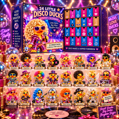 🎸 Ready to Rock & Groove?! 🪩 2026 Music Star Ducks Advent Calendar – 24 Days of Musical Surprises!