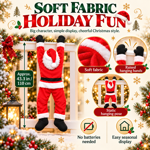 😂 Santa's Hanging Around Again! 🎅 2026 Funny Christmas Porch & Balcony Decor!