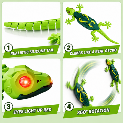 🦎 It Climbs Walls?! – Remote Control Wall-Crawling Gecko