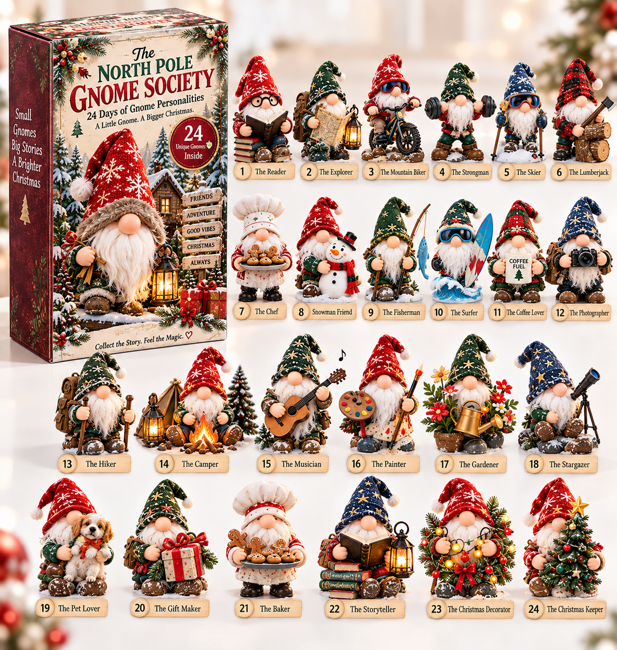HOT!!!🎄 24 Days. 24 Gnomes. You Never Know Who’s Coming Next!
