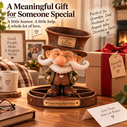 🔥 SHOCKING DEAL! 👴 Wait… Grandpa Can Hold ALL That?! 😂 Big Nose Grandpa – Funny Multi-Purpose Organizer & Unique Gift!