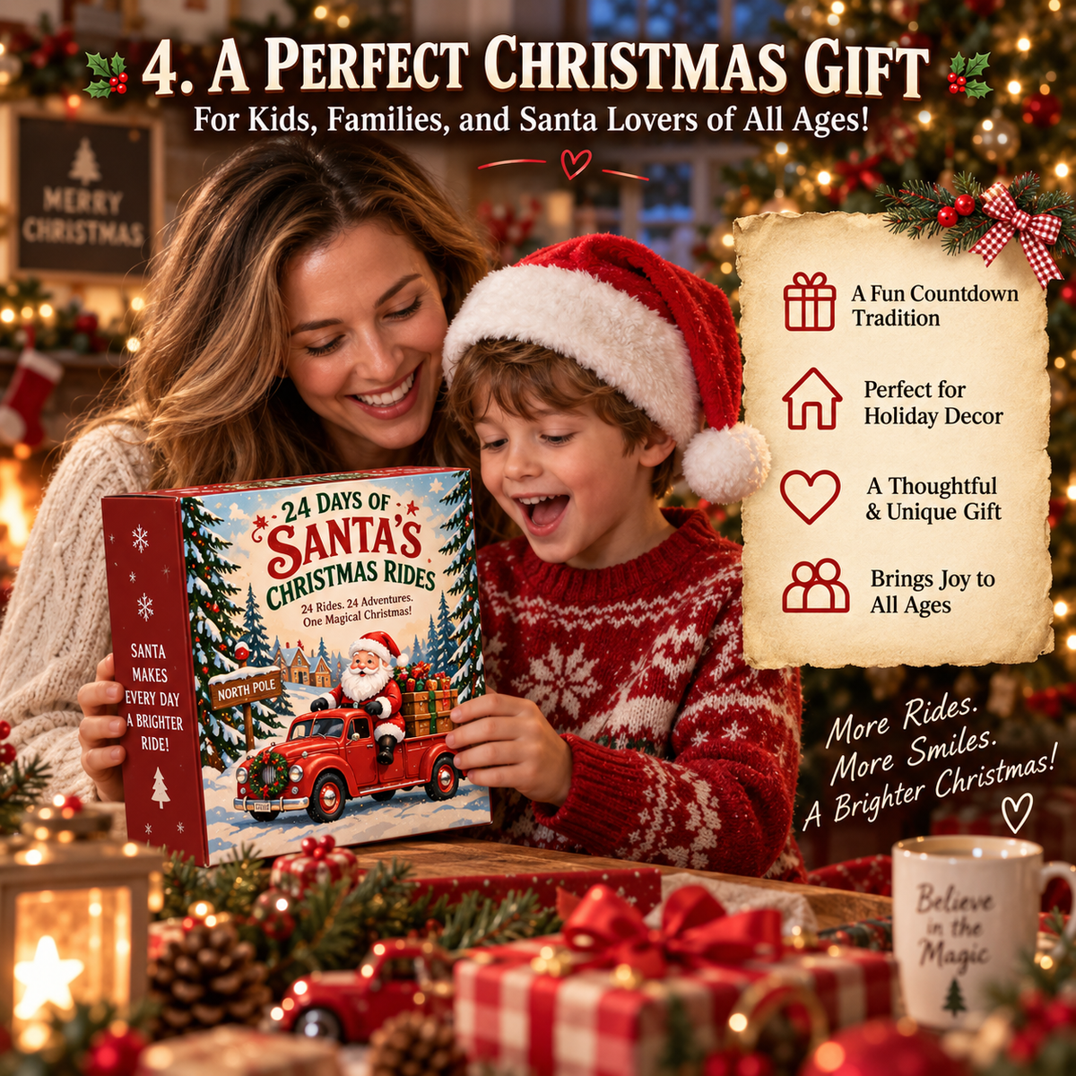 🔥 LAST DAY – 50% OFF!!🎅 Santa Ditched His Sleigh! – 24 Days of Santa's Christmas Rides