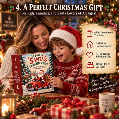 🔥 LAST DAY – 50% OFF!!🎅 Santa Ditched His Sleigh! – 24 Days of Santa's Christmas Rides