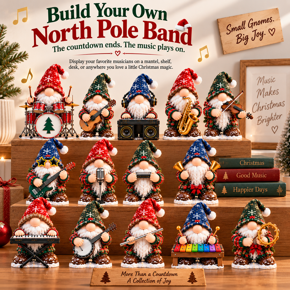 🎄 24 Days of Musical Gnomes — Build Your Own North Pole Band