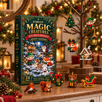 🎄 Build a Little Christmas Magic Each Day – 24 Mini Forest Ornament Countdown