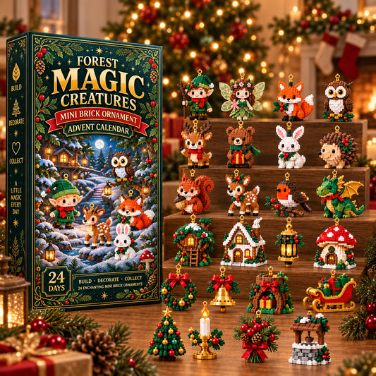 🎄 Build a Little Christmas Magic Each Day – 24 Mini Forest Ornament Countdown