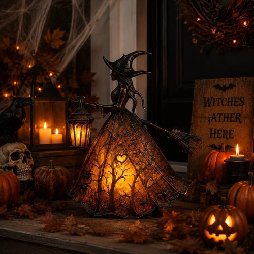 ✨Last Day 49% OFF✨Halloween Witch Lamp Tabletop Decoration